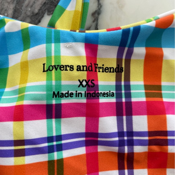 LOVERS AND FRIENDS -- Spunky Plaid Bikini Set - Picture 3 of 4